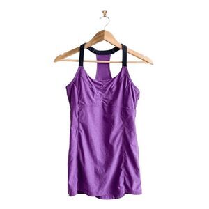 MPG Women's Purple Pullover Sleeveless Scoop Neck Active Tank Top Small